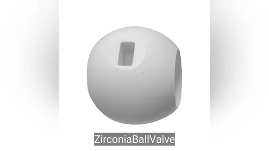 Customizable Zirconia Ceramic Y-Psz-Zro2 Ball Valve for Global Distribution